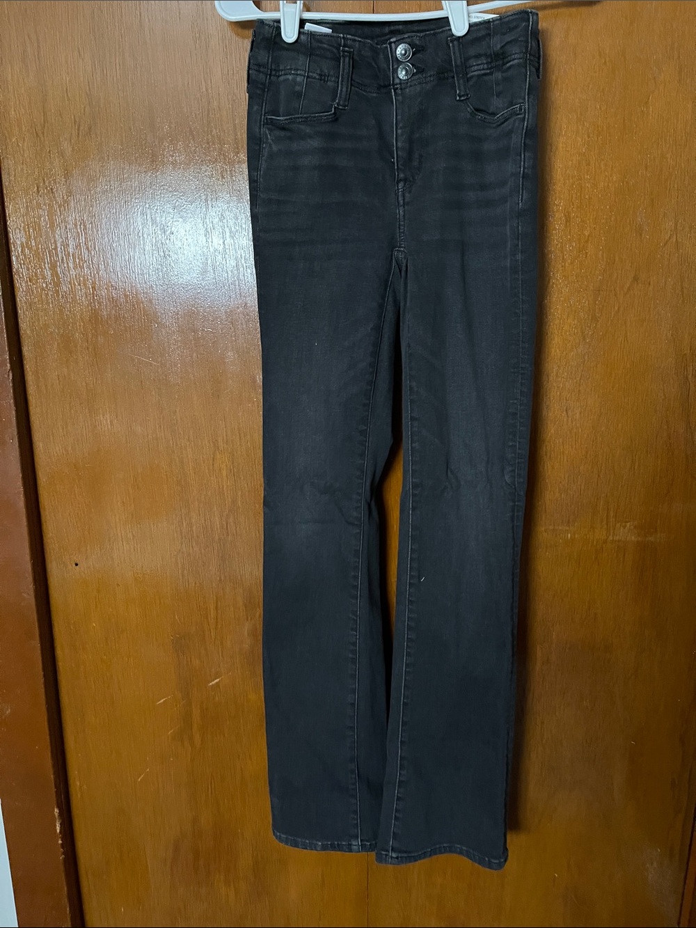 American Eagle Outfitters High-Rise Black Jeans size 000 Short